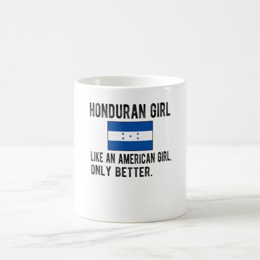 Mug Fière fille hondurienne Honduras Drapeau racines h (Centre)