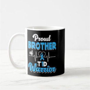 Mug Fière frère d'un guerrier T1d diabétique diabète