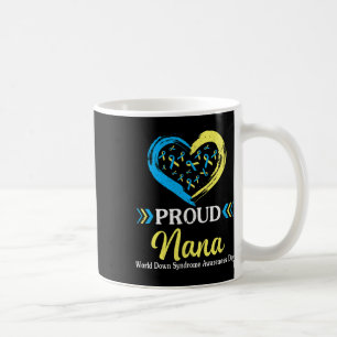 Mug Fière grand-mère au grand cœur Monde Syndrome de D