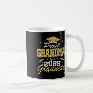 Mug Fière grand-mère d'un diplômé senior de 2025 Cl de