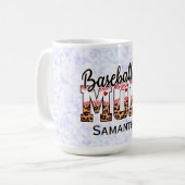 Mug Fière Maman de Baseball - Enthousiaste de la Journ (Devant gauche)