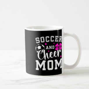 Mug Fière Maman de Foot et de Cheerleader et de Foot