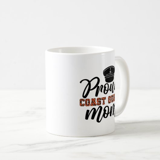 Mug Fière maman de la Garde côtière, Amour pour la Gar (Devant droit)