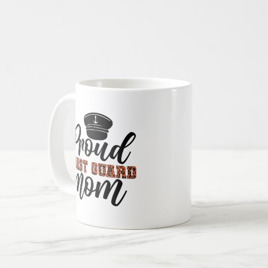 Mug Fière maman de la Garde côtière, Amour pour la Gar (Devant gauche)