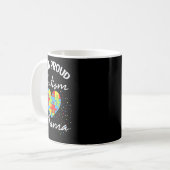 Mug Fière maman de la sensibilisation à l'autisme Puzz (Devant gauche)