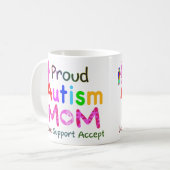 Mug Fière maman de l'autisme (Devant gauche)