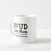 Mug Fière maman de l'autisme (Devant gauche)