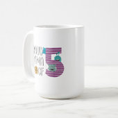 Mug Fière maman des cinq (Devant gauche)