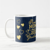 Mug Fière maman d'une photo 2024 Graduate Marine Blue  (Gauche)