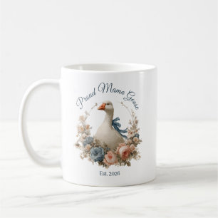 Mug Fière Maman Oie Fleurie Année d'Établissement Cade