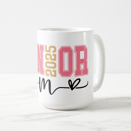 Mug Fière maman senior 2025 (Devant droit)