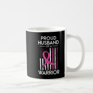 Mug Fière Mari D'Un Guerrier Sensibilisation Au Cancer