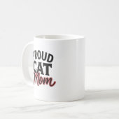 Mug Fière Mère de Chat Déclaration d'Amour pour les Ch (Devant gauche)