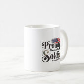 Mug Fière mère militaire - Fierté de soldat - Art (Devant droit)