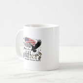 Mug Fière mère militaire - Fierté de soldat - Art (Devant gauche)