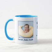 Mug Fière NANA Bleu Nouveau bébé garçon 2 photo (Gauche)