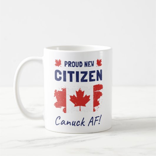 Mug Fière nouvelle citoyenne canadienne, cérémonie de  (Gauche)