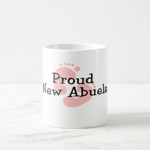 Mug Fière nouvelle empreinte de pied de bébé fille Abu