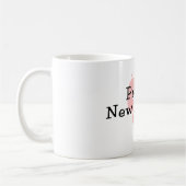 Mug Fière nouvelle empreinte de pied de bébé fille Abu (Gauche)