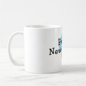 Mug Fière nouvelle empreinte de pied de bébé garçon Ba (Gauche)
