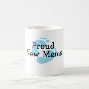 Mug Fière nouvelle empreinte de pied de bébé garçon Me