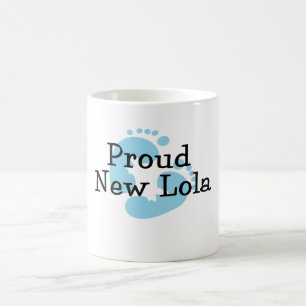 Mug Fière Nouvelle Empreinte de Pieds de Bébé Garçon L