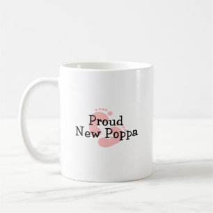 Mug Fière Nouvelle Empreintes de Pied de Bébé Fille Pa