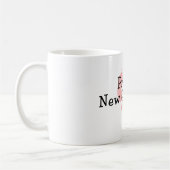 Mug Fière Nouvelle Grand-Père Empreintes de Bébé Fille (Gauche)