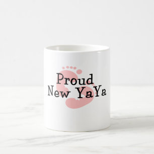 Mug Fière Nouvelle Yaya Empreintes de Bébé Fille