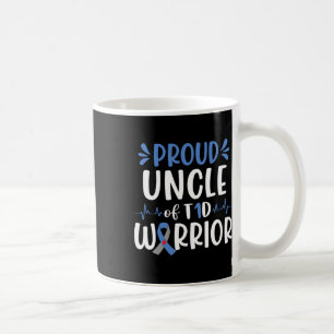 Mug Fière Oncle Du T1D Guerrier Sensibilisation au dia