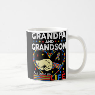 Mug Fière Soutien Autisme Grand-Père Et Grand-Fils Aut