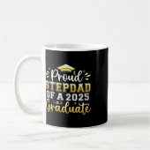 Mug Fière Stepdad D'Un Diplômé Supérieur De 2025 (Gauche)