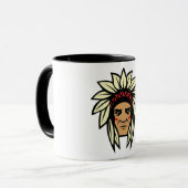 Mug Fière tête de tête café graphique (Devant gauche)