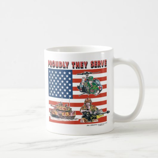 Mug Fièrement ils servent (Droite)