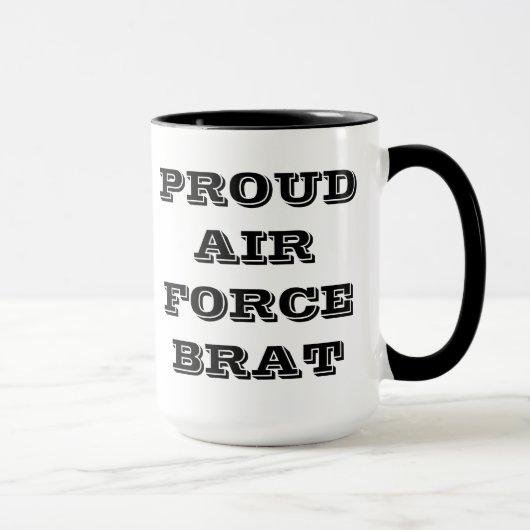 Mug Fiers Air Force Brat (Droite)