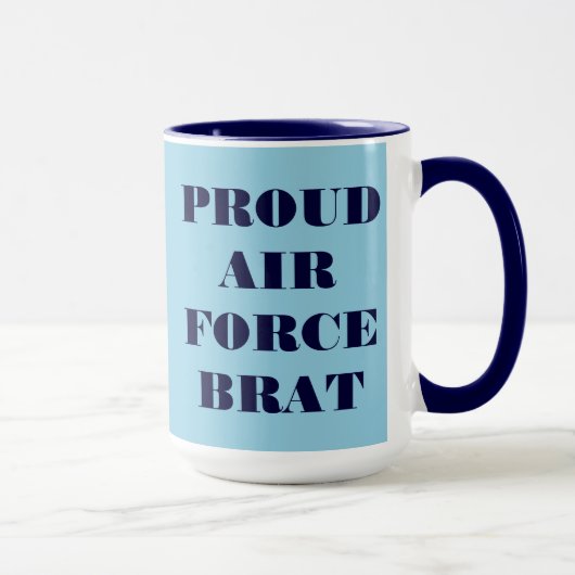 Mug Fiers Air Force Brat (Droite)