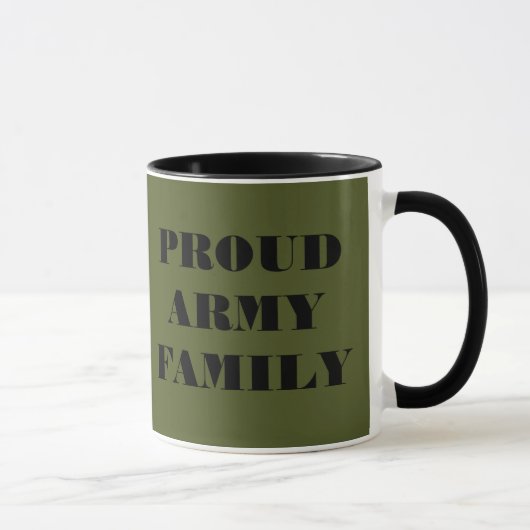 Mug Fiers Armée Famille (Droite)