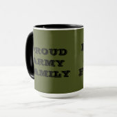 Mug Fiers Armée Famille (Devant gauche)
