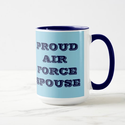 Mug Fiers conjoint de la force aérienne (Droite)