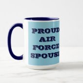 Mug Fiers conjoint de la force aérienne (Gauche)