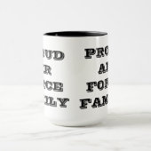 Mug Fiers de la famille de la Force aérienne (Centre)