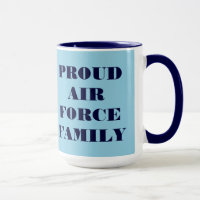 Mug Fiers de la famille de la Force aérienne