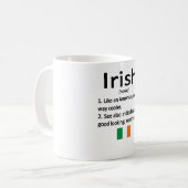 Mug Fiers irlandais Racines Irlande Drapeau irlandais  (Devant gauche)