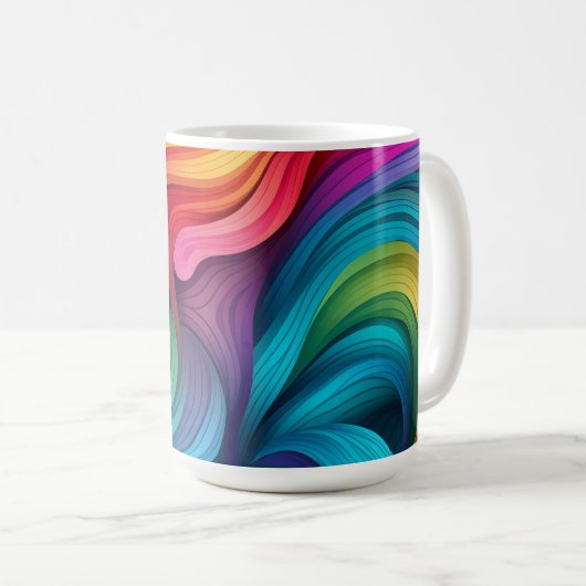Mug Fierté arc-en-ciel (Devant droit)