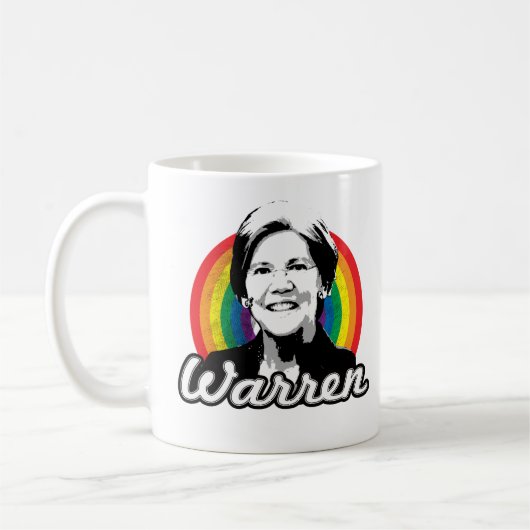 Mug Fierté arc-en-ciel de Warren (Gauche)