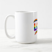Mug Fierté arc-en-ciel LGBT (Gauche)