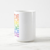 Mug Fierté Arc-en-ciel Rétro (Centre)