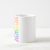 Mug Fierté Arc-en-ciel Rétro (Centre)