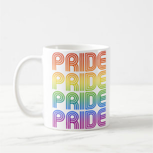 Mug Fierté Arc-en-ciel Rétro