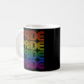 Mug Fierté Arc-en-ciel Rétro (Devant gauche)